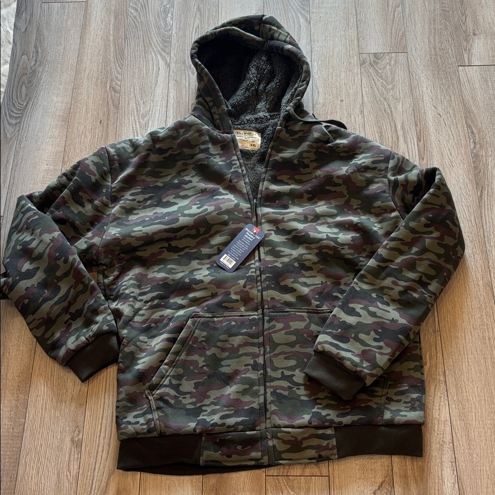 Men's Camouflage Hooded Jacket